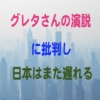 環境問題の1つの地球温暖化の対策であるCO2削減に関するグレタさんの演説の説明